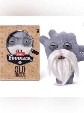 Fuggler Old Fogies 9 inch (Captain Cardiac), Funny Ugly Monster Stuffed Animal